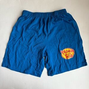 Disney Phineas and Ferb Boys Blue Pajama Shorts - Size 10 (Used)